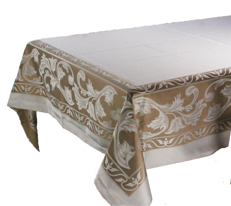 100% Cotton /Polyester Satin Table Cloth