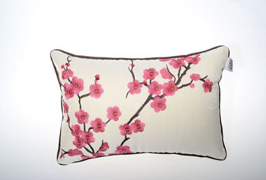 100% Bamboo Modern Decorative Floral Soft Cushion/ Seat Cushion