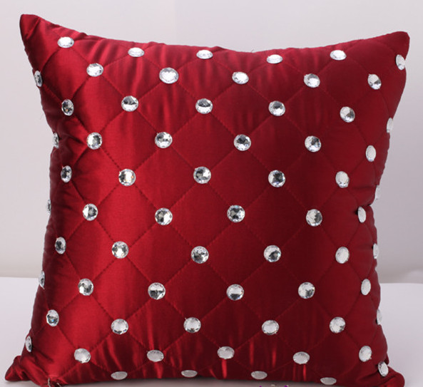 Decorative Pillow,  Cotton Cushion Cover in solid color