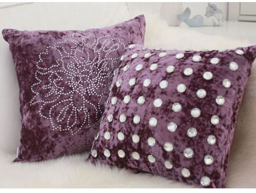 Decorative Pillow,  Cotton Cushion Cover in solid color