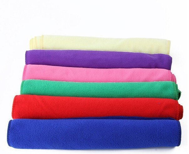 Cheap solid color drying microfiber sports towel swimming towel