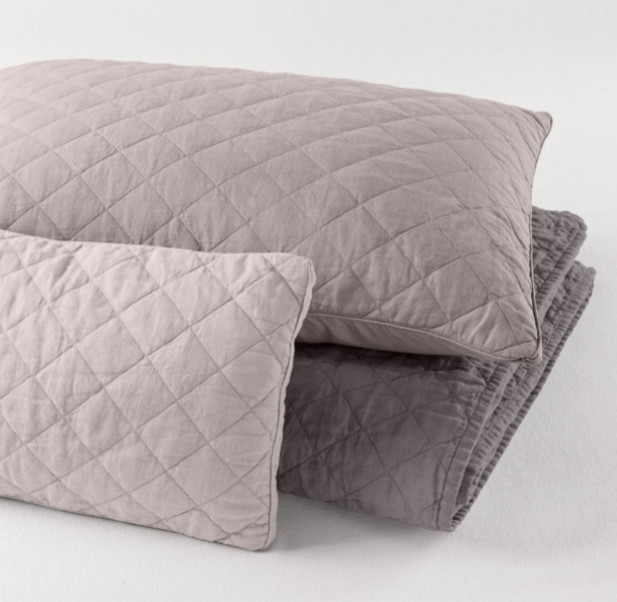 100% Cotton quilted sham Pillow/Pillowcase