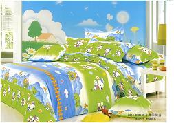 100% cotton twill printing kid bedding sets/ children bedding sets