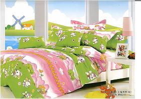 100% cotton twill printing kid bedding sets/ children bedding sets