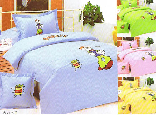 100% cotton twill printing kid bedding sets/ baby bedding sets