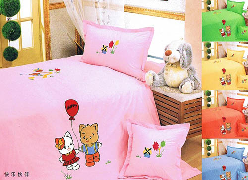 100% cotton twill printing kid bedding sets/ baby bedding sets