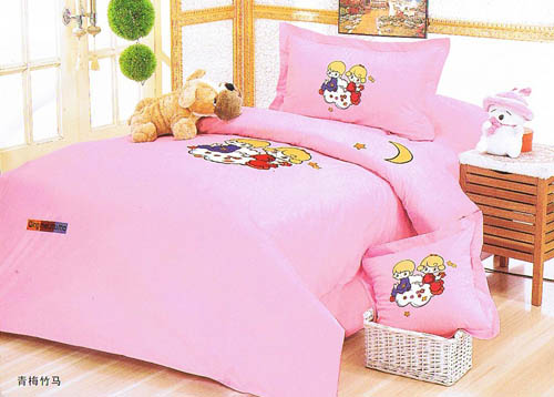 100% cotton twill printing kid bedding sets/ baby bedding sets