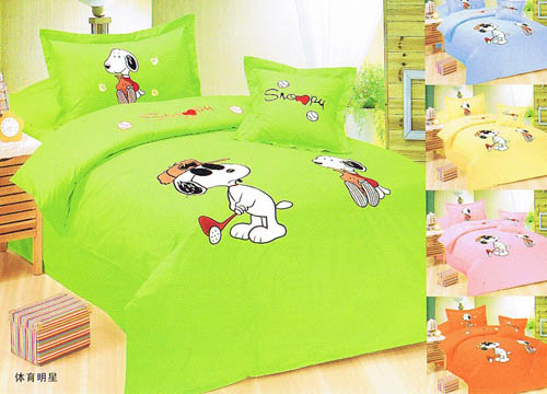 100% cotton twill printing kid bedding sets/ baby bedding sets