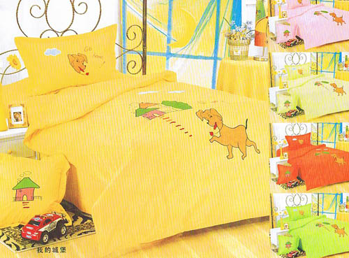 100% cotton twill printing kid bedding sets/ baby bedding sets