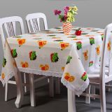 Environmental Waterproof /Anti-skid/Thicken/Mildewproof PEVA Printed Square Table cloths