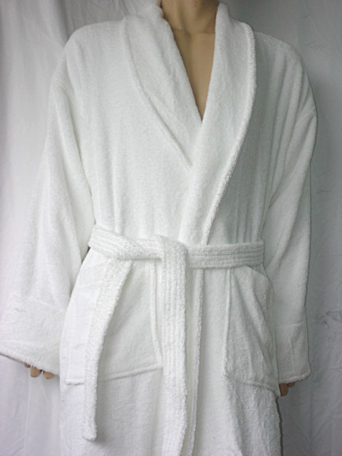 100%Cotton Cut Velvet Bath Robe