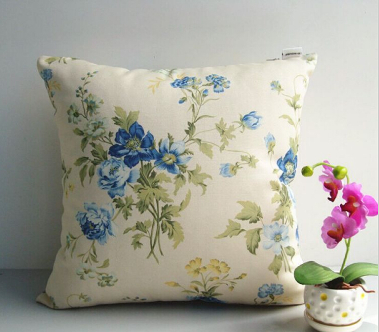 100% cotton Decorative Floral Soft Cushion/ Seat Cushion