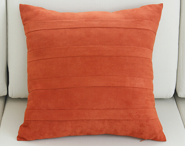 2016 Square Orange Home Fashion Throw Pillow Cases Decorative Sofa Seat Cushion Cover