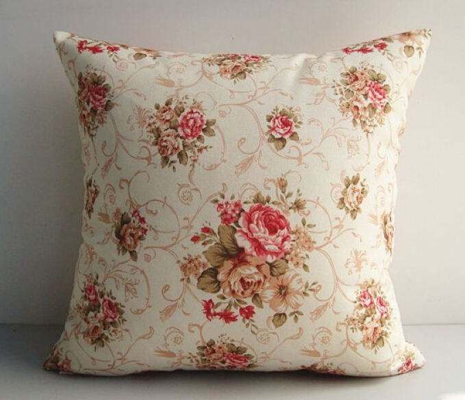 100% cotton Decorative Floral Soft Cushion/ Seat Cushion