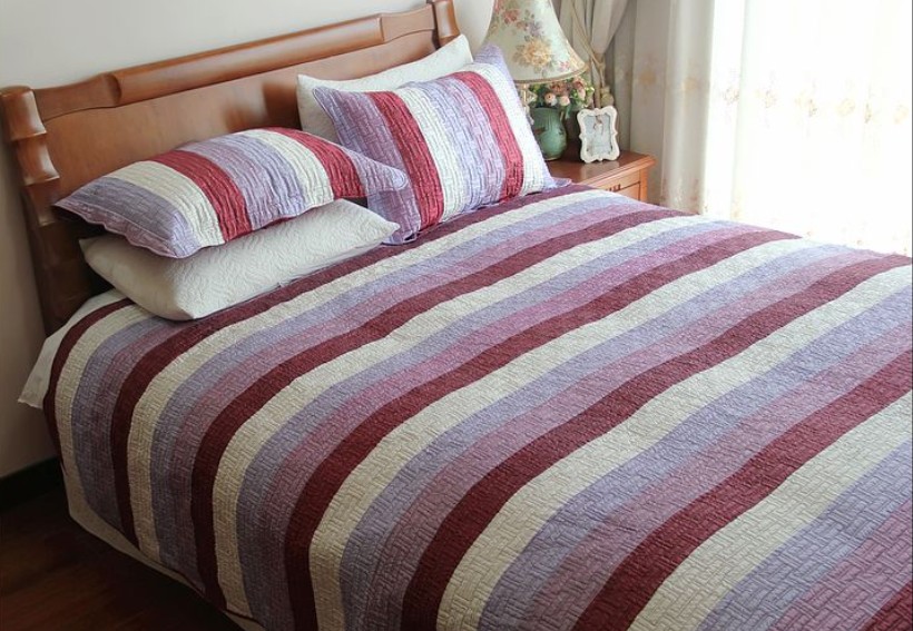 100% Cotton T240 quilted Pillow sham/quilted Pillowcase,quilted bedding sets