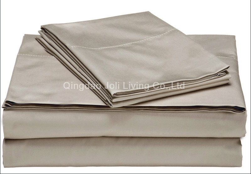 100% egyption Cotton T400 plain dyed bed sheet sets  egyption cotton fitted sheet