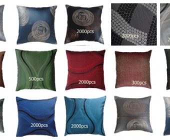 100%Cotton,CVC 80/20,CVC50/50,100% polyester Jacquard Cushion