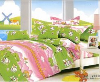 100% cotton twill printing kid bedding sets/ children bedding sets