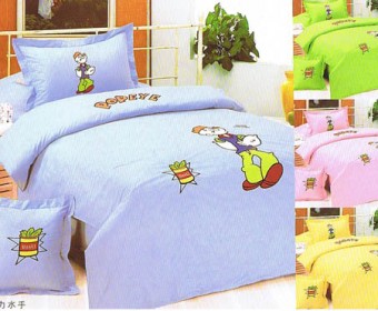 100% cotton twill printing kid bedding sets/ baby bedding sets