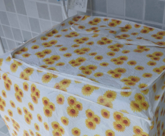 Waterproof 60*60*80cm printed Washing Machine Cover