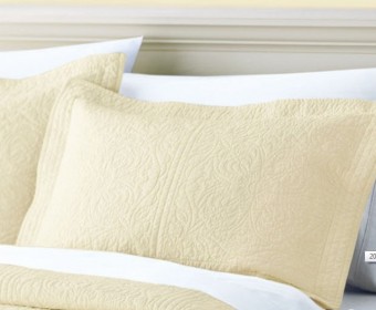 100% Cotton T240 quilted Pillow sham/quilted Pillowcase,quilted bedding sets