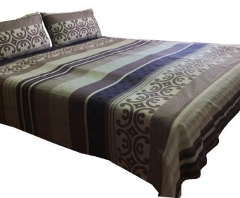 Pure Cotton T205 twill printed bed sheet set, Reactive Printed, Hypoallergenic duvet cover and pillowcase set