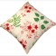 Fancy Silk Decorative Flower Cushion Cover