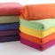 100% polyester solid color airline polar fleece blanket