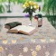 Environmental Waterproof /Anti-skid/Thicken/Mildewproof PEVA Printed Square Table cloths