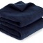 100% polyester 350gsm airline polar fleece blanket in navy