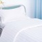 poly/cotton 50/50  satin stripe hotel bedding sets- bed sheet sets duvet cover pillowcases in stock